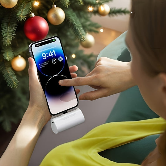 Small Portable Charger 4500mAh Ultra-Compact Power Bank Cute Battery Pack Compatible with iPhone 14/14 Pro Max/13/13 Pro Max/12/12 Pro Max/11 Pro/XS Max/XR/X/8/7/6/Plus Airpods