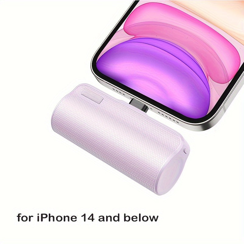 3350mAh Fast Charging Mini Portable Charger, Ultra-Compact Power Bank Travel Phone Battery Pack