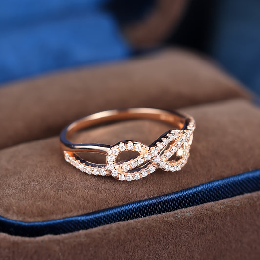 Silvery Rings Infinity Ring 925 Sterling Silver Ring Charms Endless Love Symbol Fashion Rings For Women Jewelry Silvery Rings For Women 2.4g