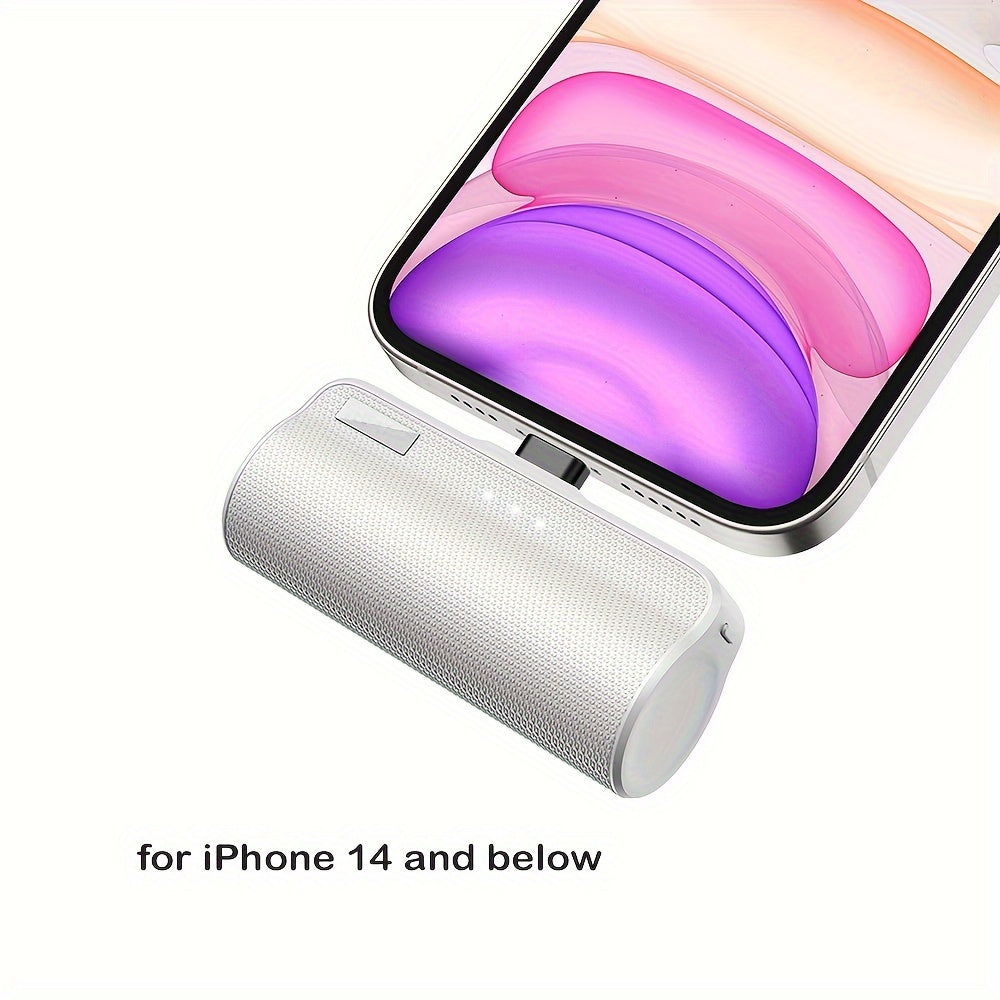 3350mAh Fast Charging Mini Portable Charger, Ultra-Compact Power Bank Travel Phone Battery Pack