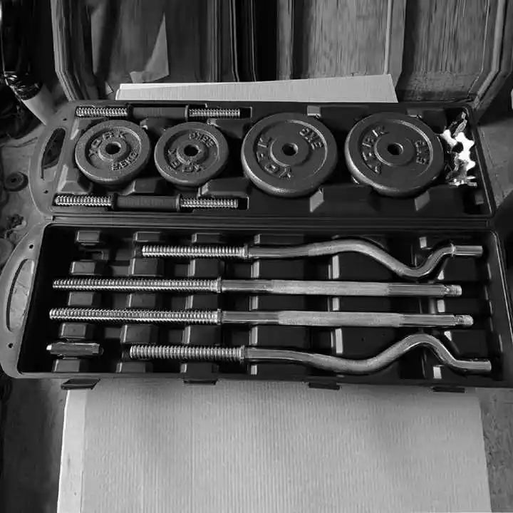 Factory Price Cheapest 55KG Adjustable Dumbbells Barbell Set Workout Standard Dumbbell Set Home Gym Fitness Equipment