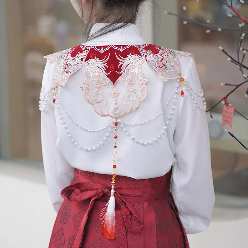 Wraps Fashion Clothes Casual Qipao Vintage Women Clothing Streetwear Embroidery Ethnic Style Hanfu Poncho Capes Cloak Shawls