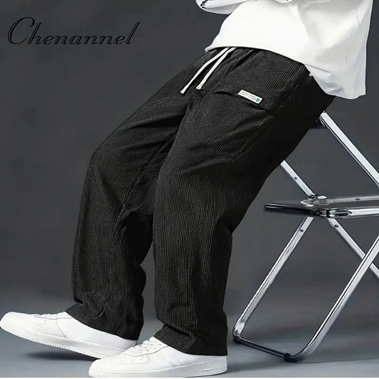 Men's clothing casual pants man pants oversized autumn new fashion cargo pants big plus size mens clothing high quality trousers