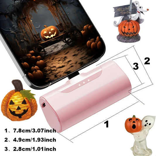 Small Portable Charger 4500mAh Ultra-Compact Power Bank Cute Battery Pack Compatible with iPhone 14/14 Pro Max/13/13 Pro Max/12/12 Pro Max/11 Pro/XS Max/XR/X/8/7/6/Plus Airpods