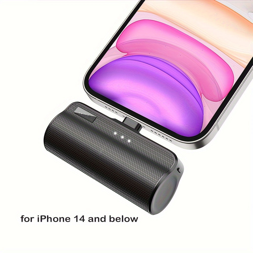 3350mAh Fast Charging Mini Portable Charger, Ultra-Compact Power Bank Travel Phone Battery Pack